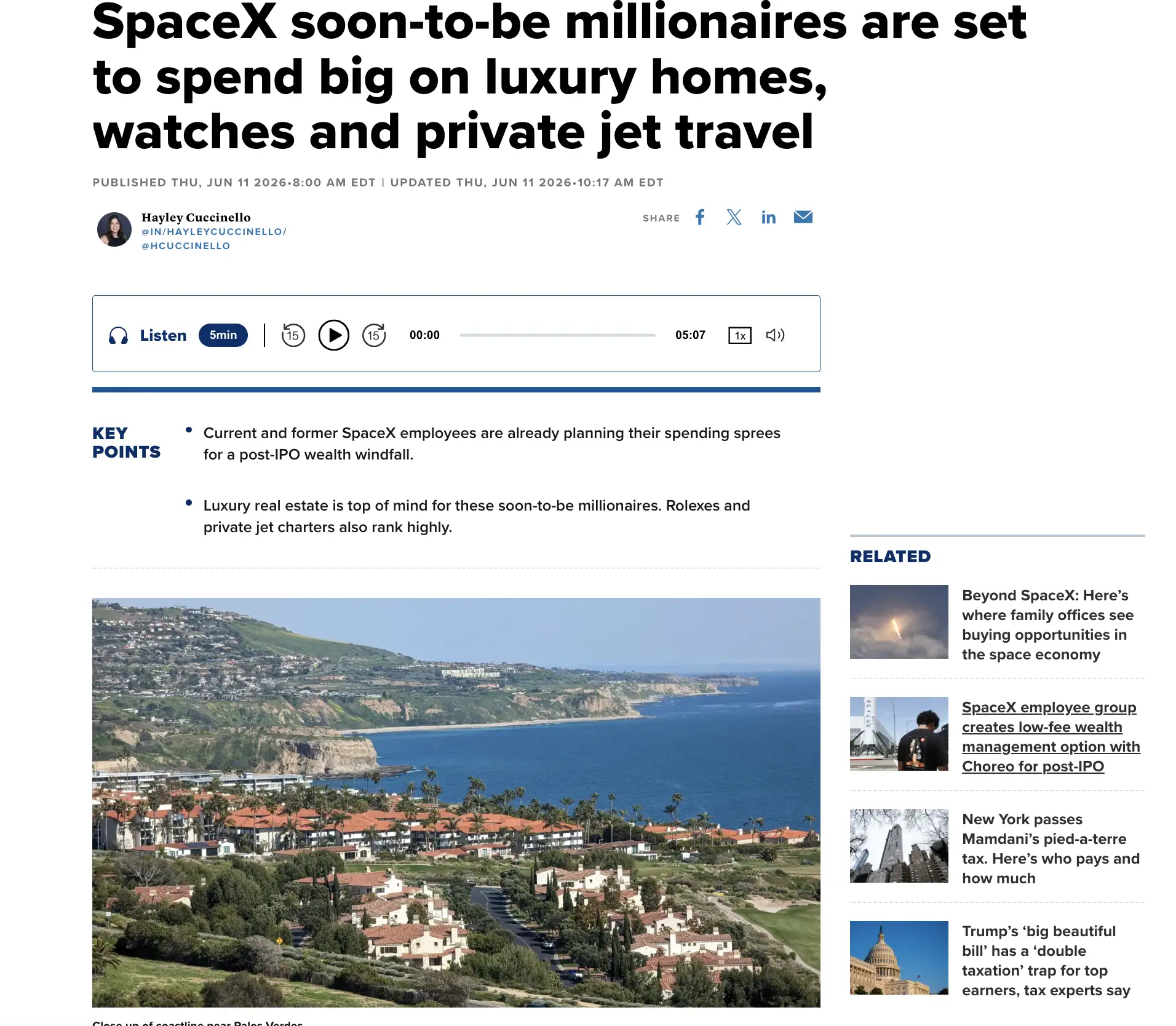 IPO SpaceX сделало счастливым далеко не только Илона Маска. По оценкам аналитиков, размещение создас