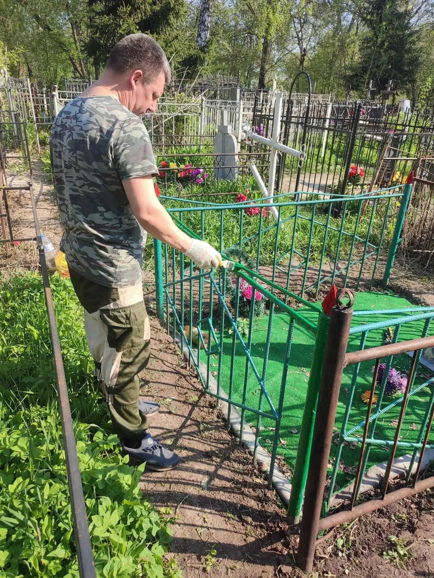 В рамках акции по благоустройству воинских захоронений сотрудники УФК по Тамбовской обл...