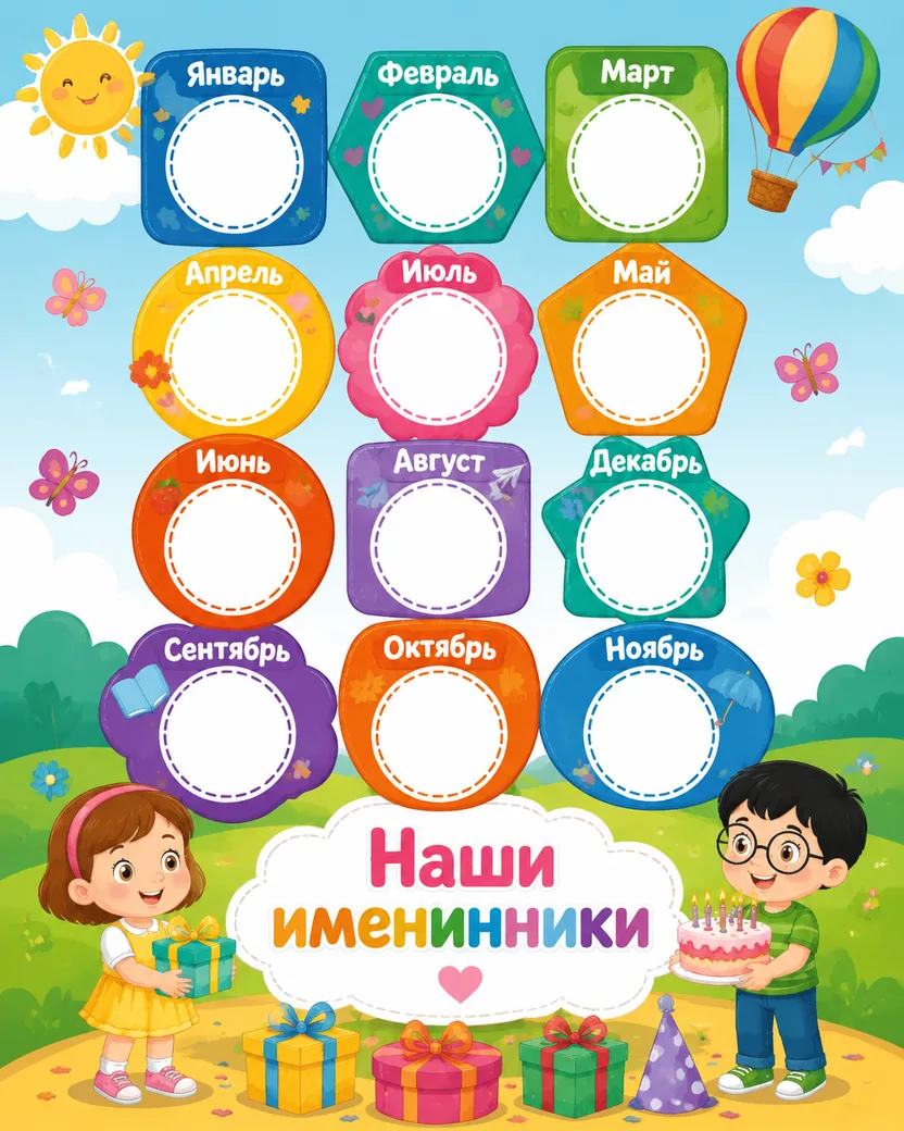 🎂 День рождения в группе