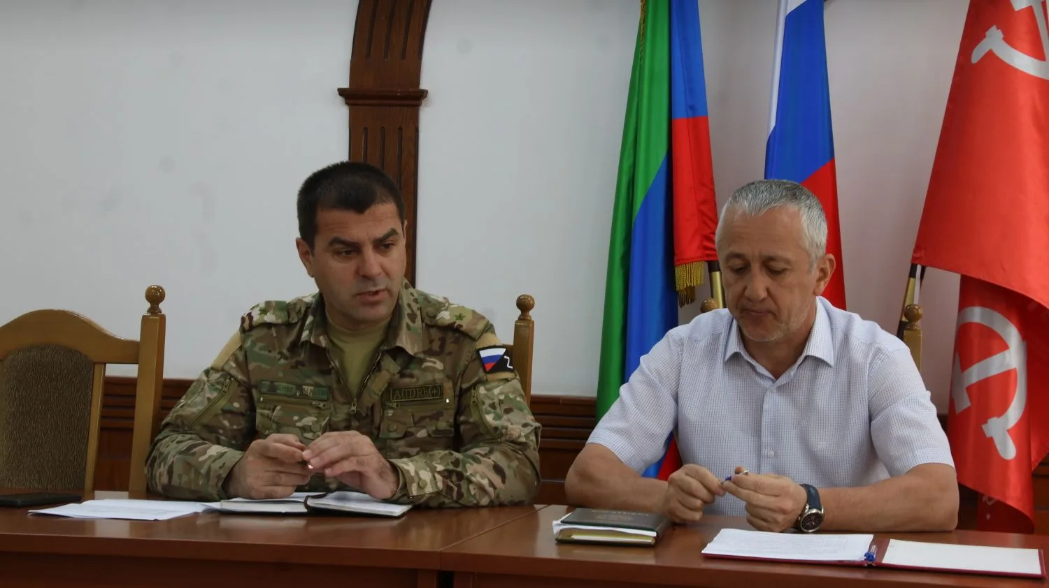 Очередное рабочее совещание под руководством главы муниципалитета Абдул-Керима Палчаева...
