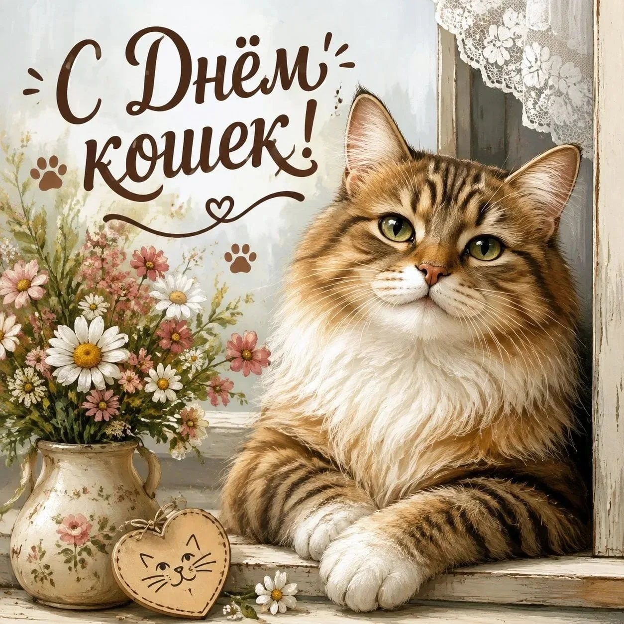 🐱💙 8 августа — Всемирный день кошек 💙🐱