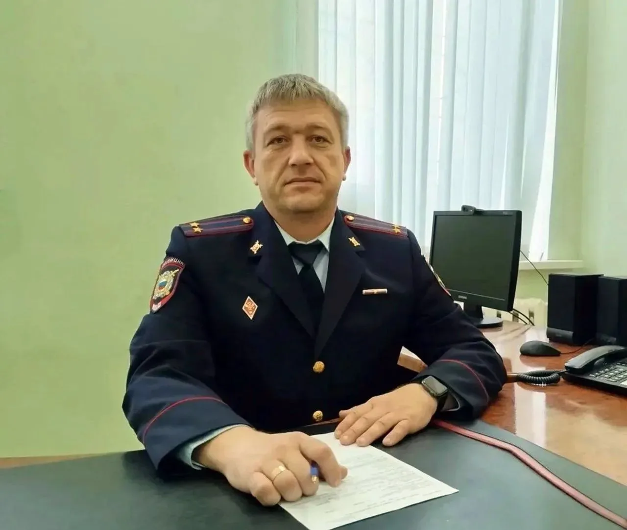 Начальником МО МВД России «Вольский» назначен подполковник полиции Дмитрий Меденко