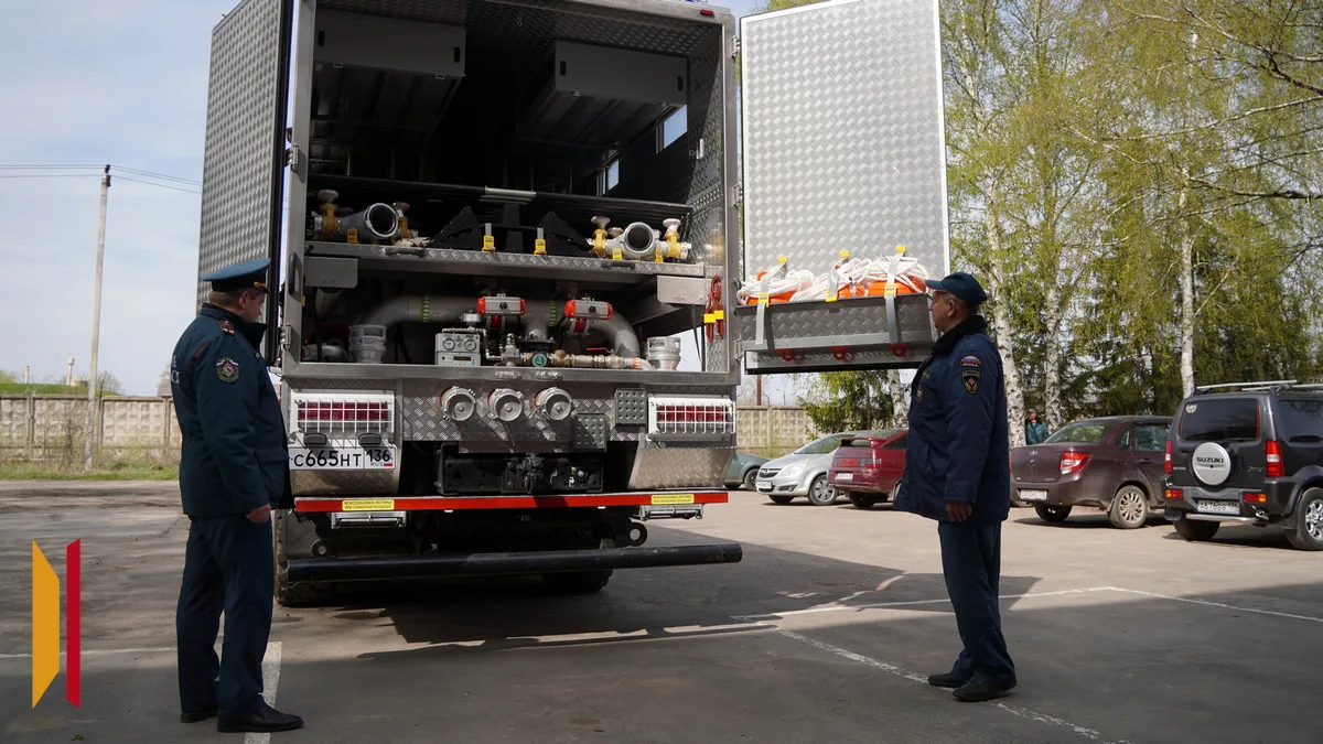 В пожарно-спасательную часть №47 Острогожска на дежурство заступил новый насосно-рукавный пожарный а