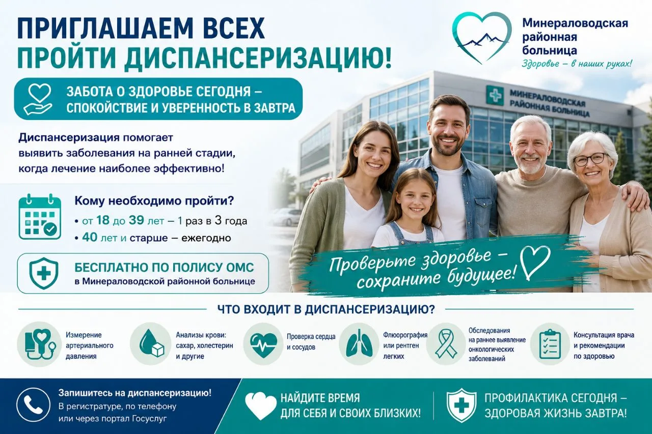 🏥 «Ничего не болит» — не всегда значит «здоров».

Большинство хронических заболеваний долгое время 