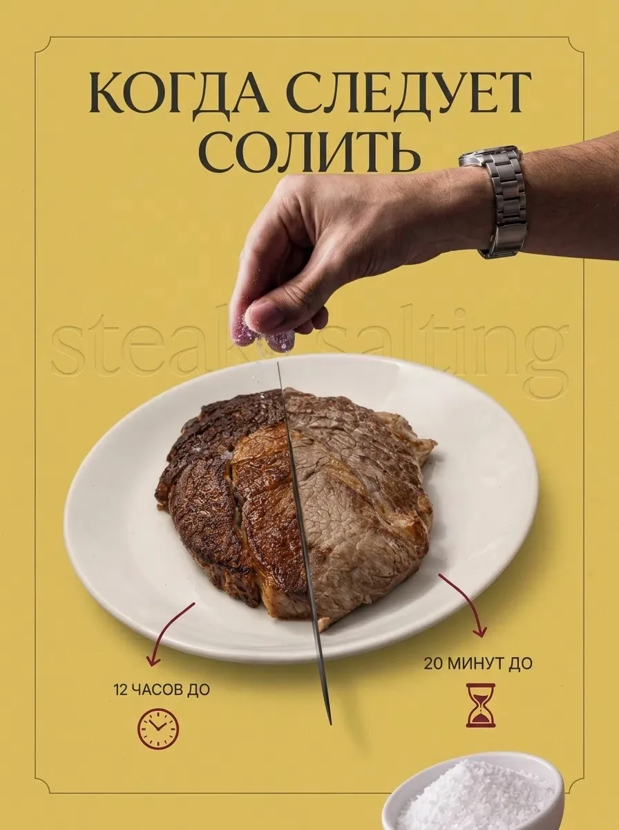 Когда следует солить