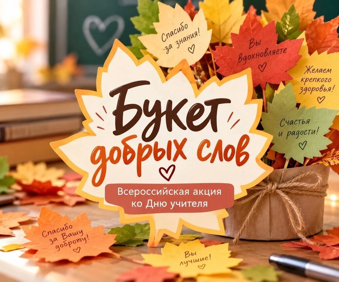 🎉 «Букет добрых слов»: школьники дарят педагогам частичку своего сердца в День учителя...