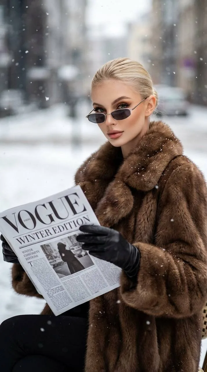 Трендовое фото в стиле «Russian girl»