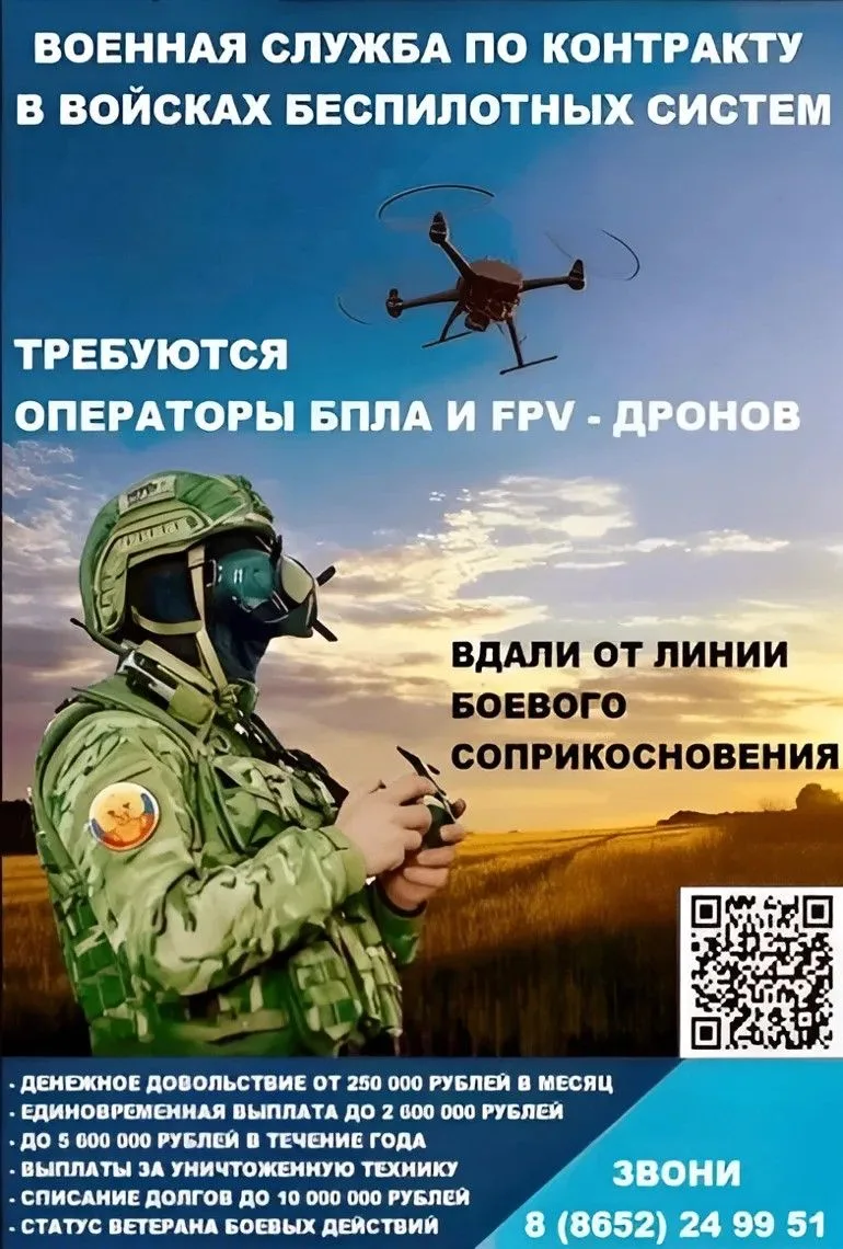 Служба по контракту в войсках беспилотных систем