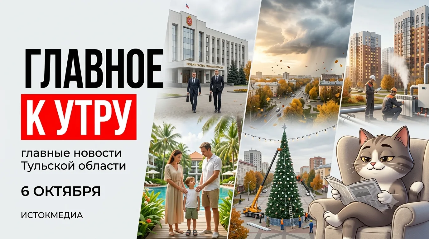 Уход двух замминистров, новая ёлка и суд над «дроппершей». Главное к утру - 6 октября