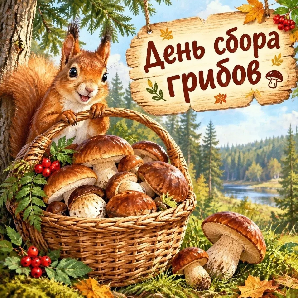🍄 7 сентября — День сбора грибов