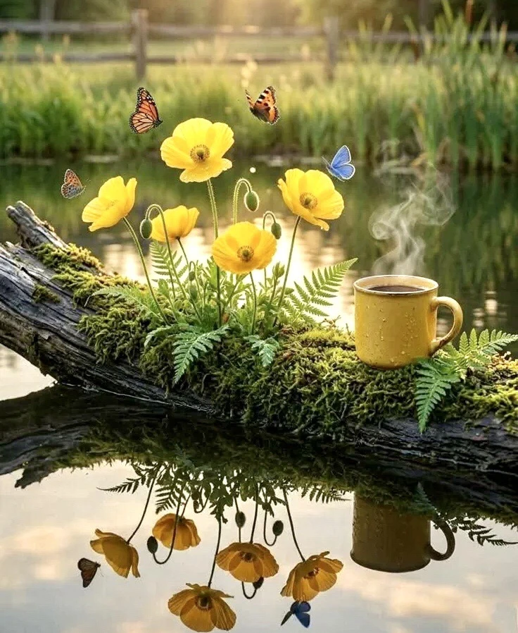 Доброе утро!🍃🌼☕️🌼🍃

Желаю, чтобы утро подарило тебе минуту тишины, когда слышно, как просыпается