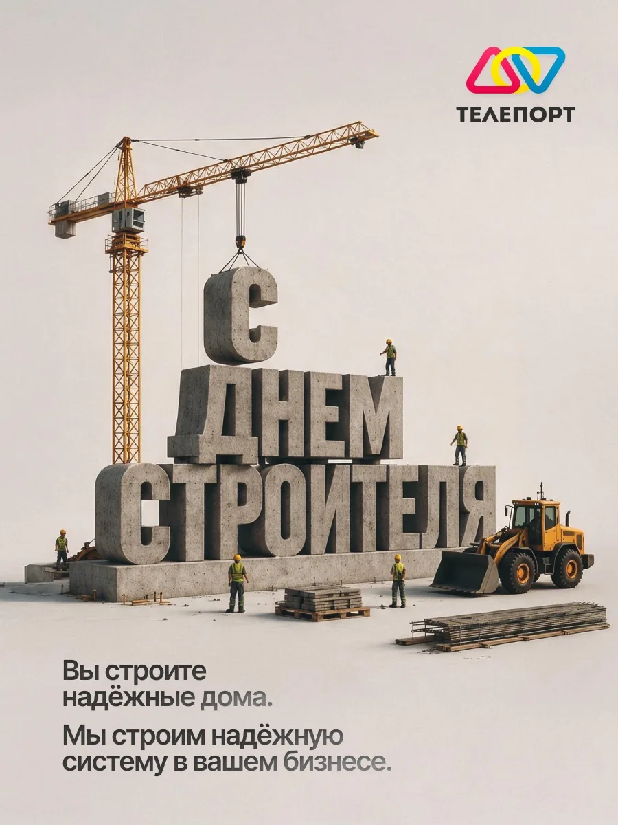 🏗️ С Днём строителя!