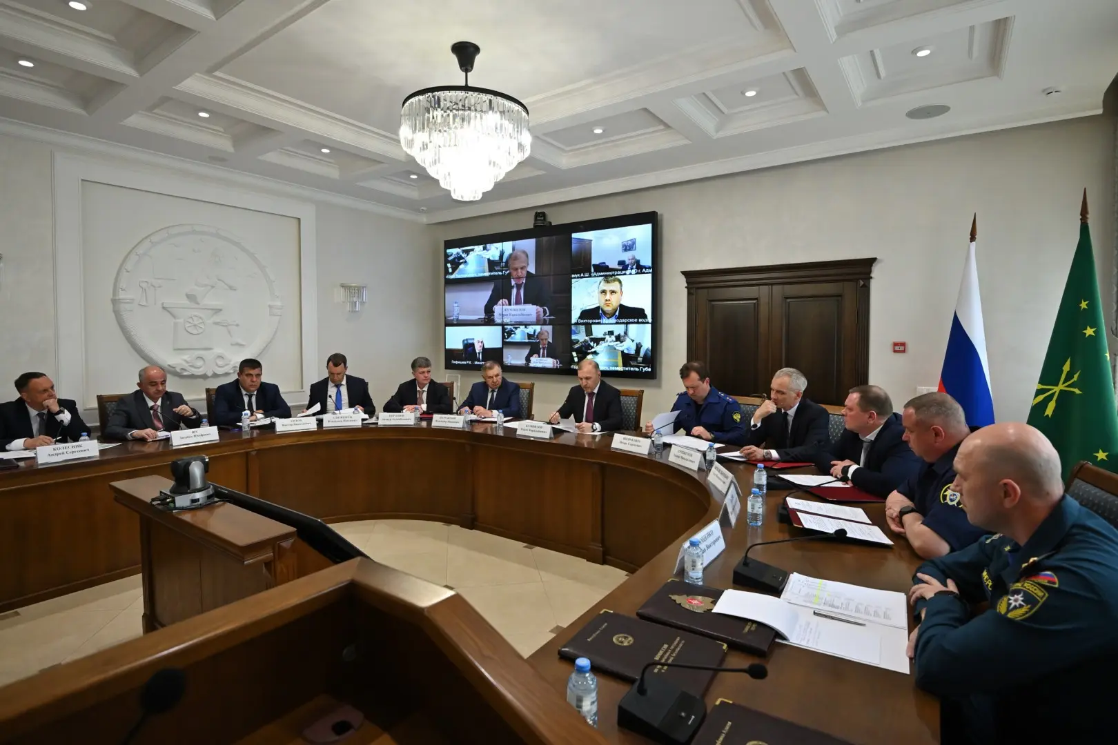 В Адыгее обсудили меры по предупреждению последствий паводков