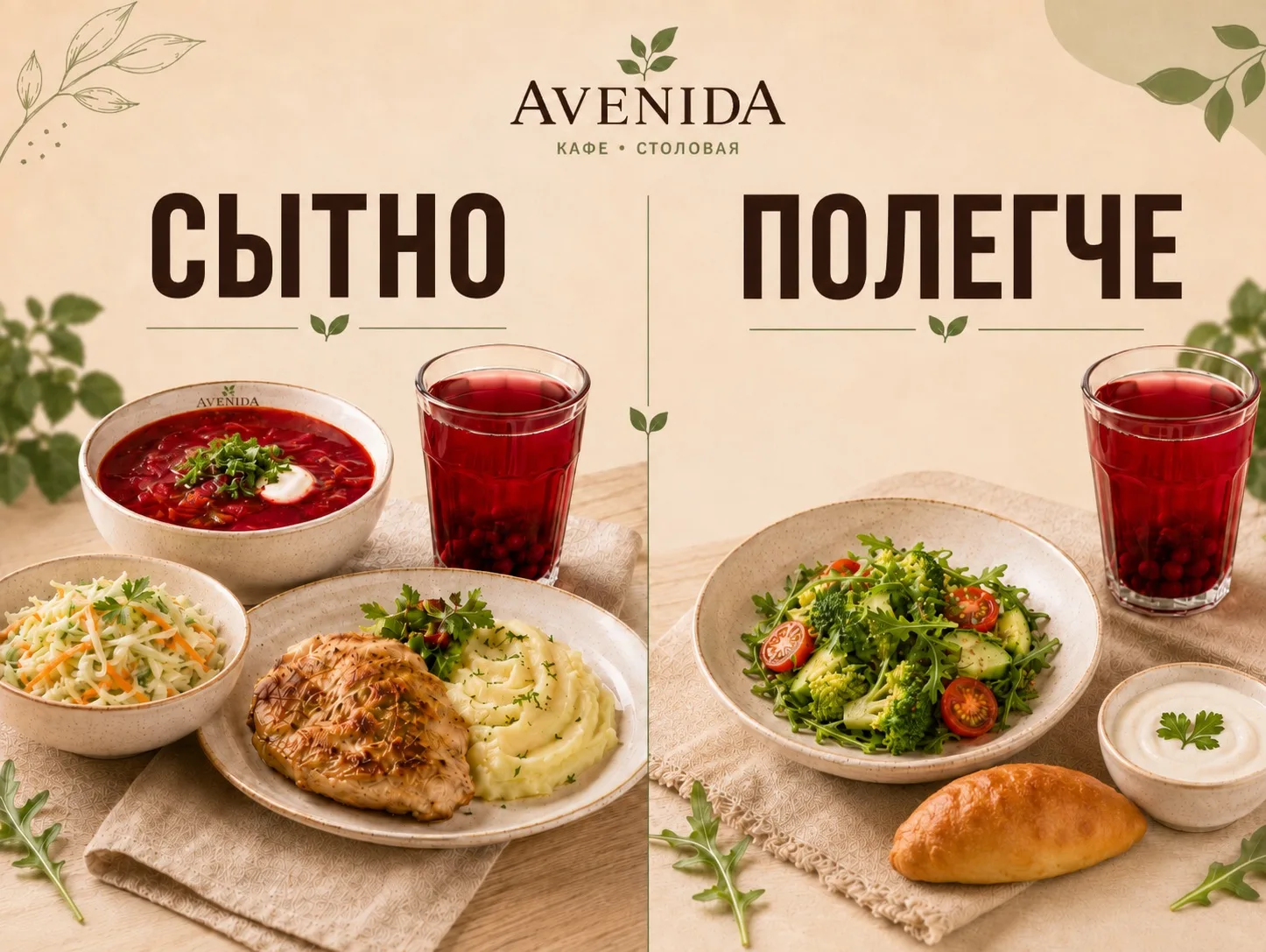 Обед в «Авенида»: