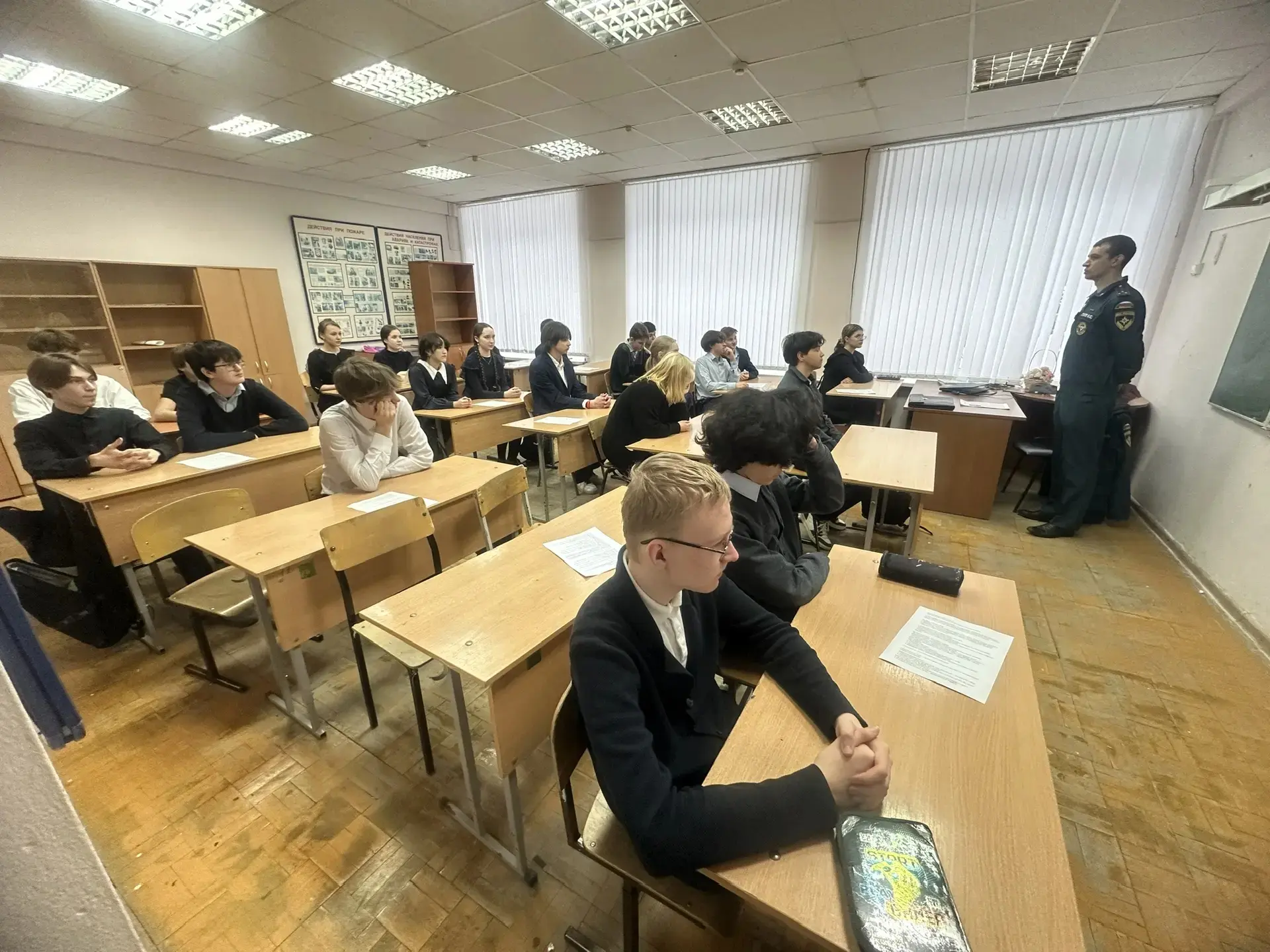 📢 Беседа с заместителем начальника 2 пожарно-спасательной части 22 пожарно-спасательного отряда ФПС 