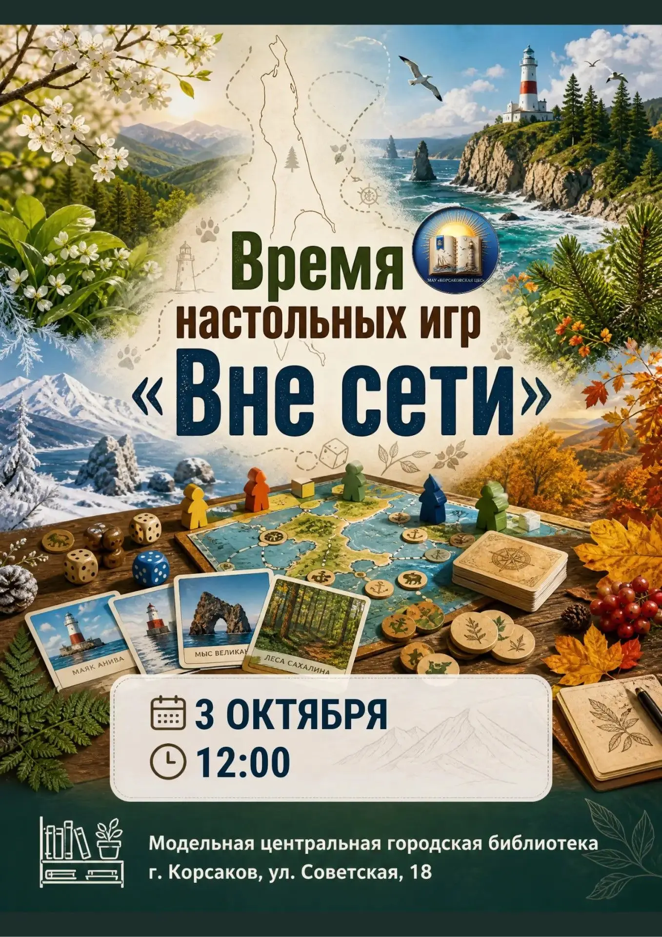 "Вне сети": время настольных игр в библиотеке