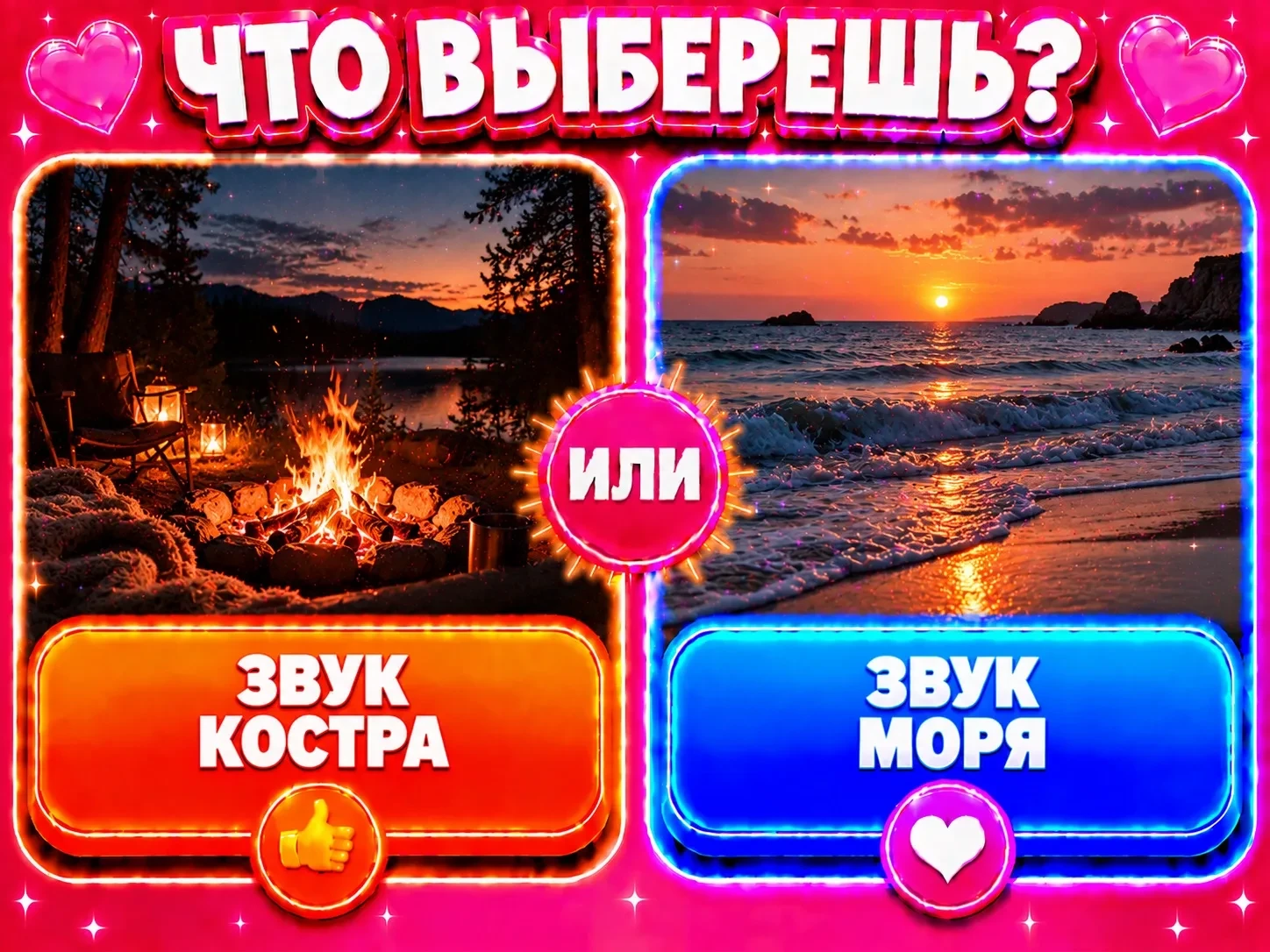 Звук костра или звук моря?