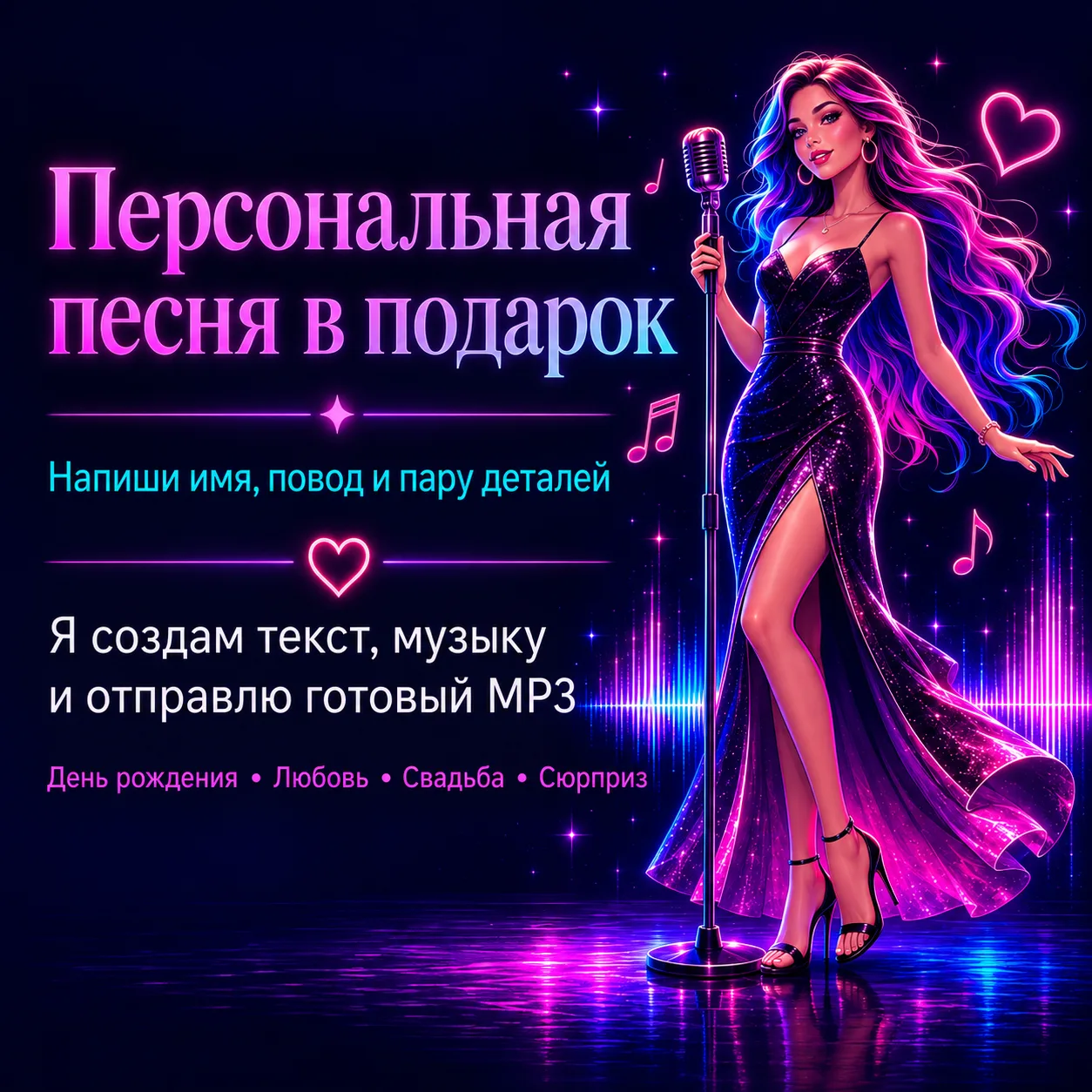 🎵 Создаю персональные песни с помощью ИИ