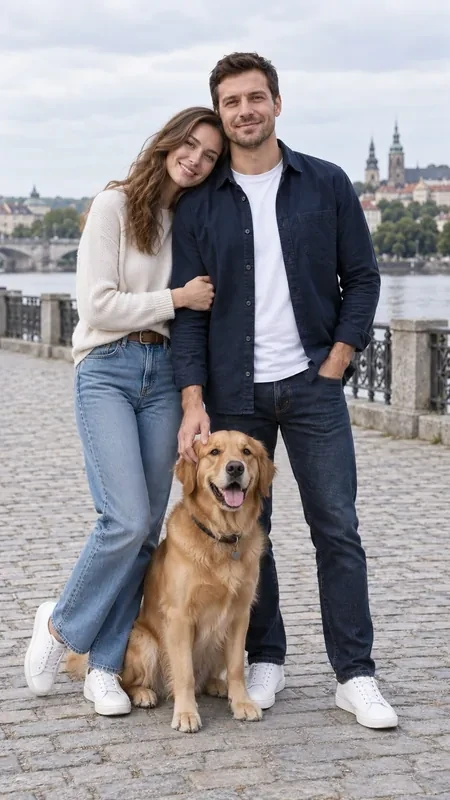 💙 А какой была бы ваша идеальная компания? 🐕 Загрузите фото одного взрослого мужчины ...