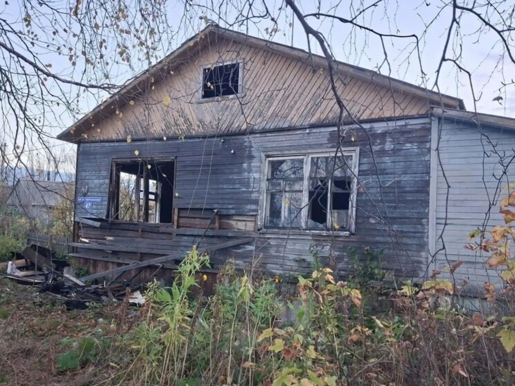 В Холмогорах при пожаре в частном доме погиб 60-летний мужчина