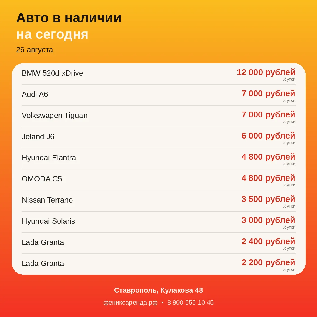 Друзья, напоминаем - лето тает на глазах!