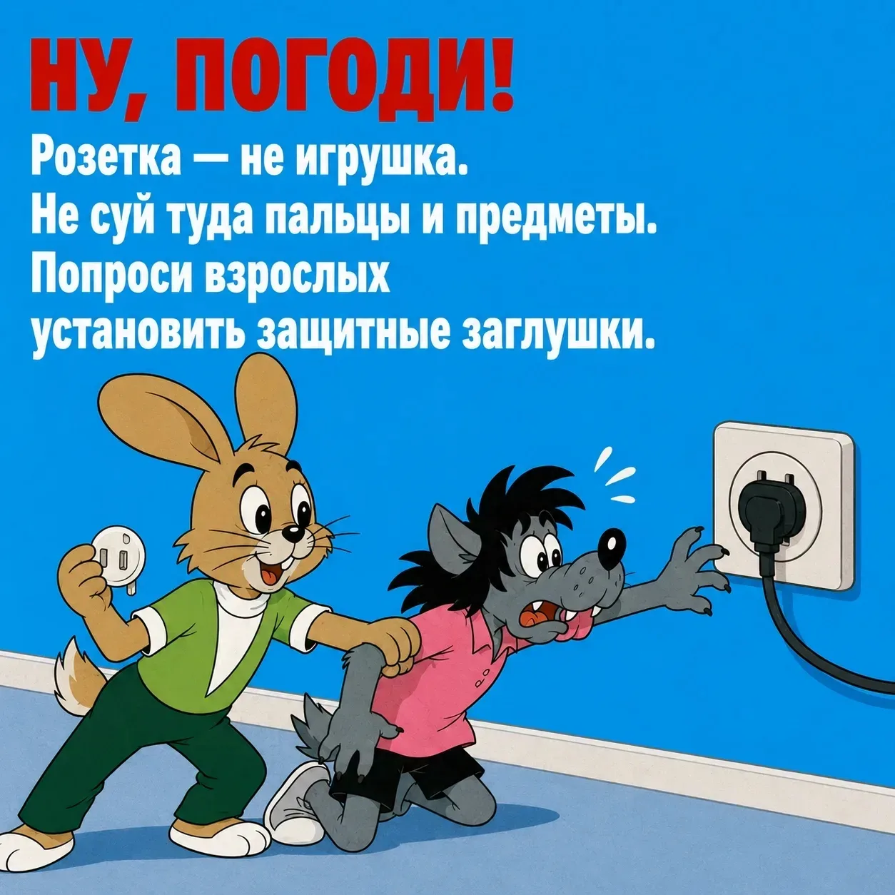 ⚡️ Каникулы — время радости, а не правил безопасности? Увы, электричество не играет в «догонялки».

