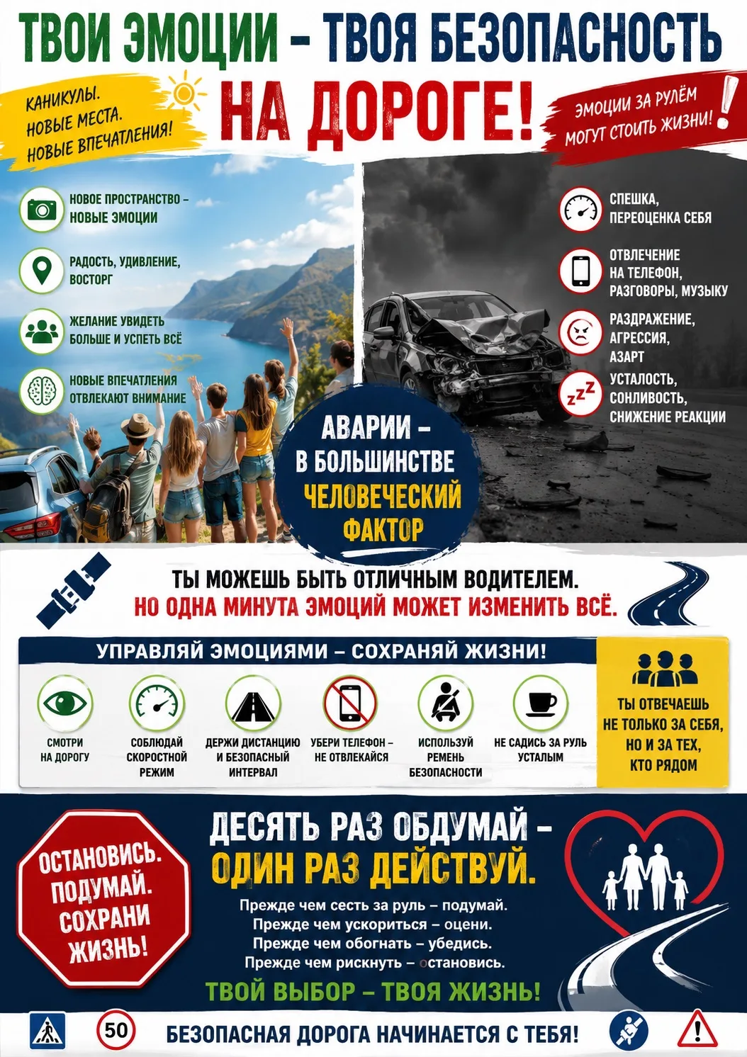 КРОМЕ ПАССАЖИРОВ в машине всегда находится ЭМОЦИЯ. «НЕ ДАВАЙТЕ ЕЙ РУЛИТЬ!»