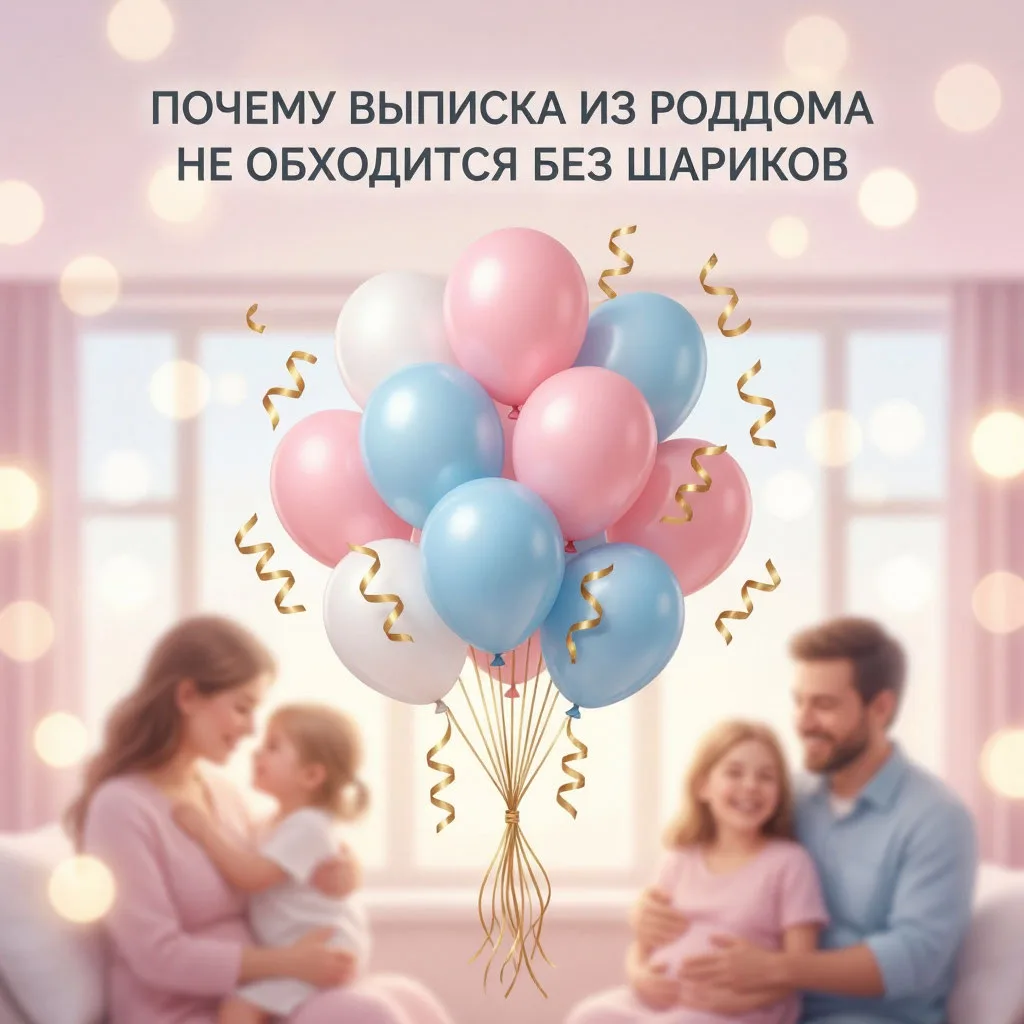 Почему выписка из роддома не обходится без шариков ?