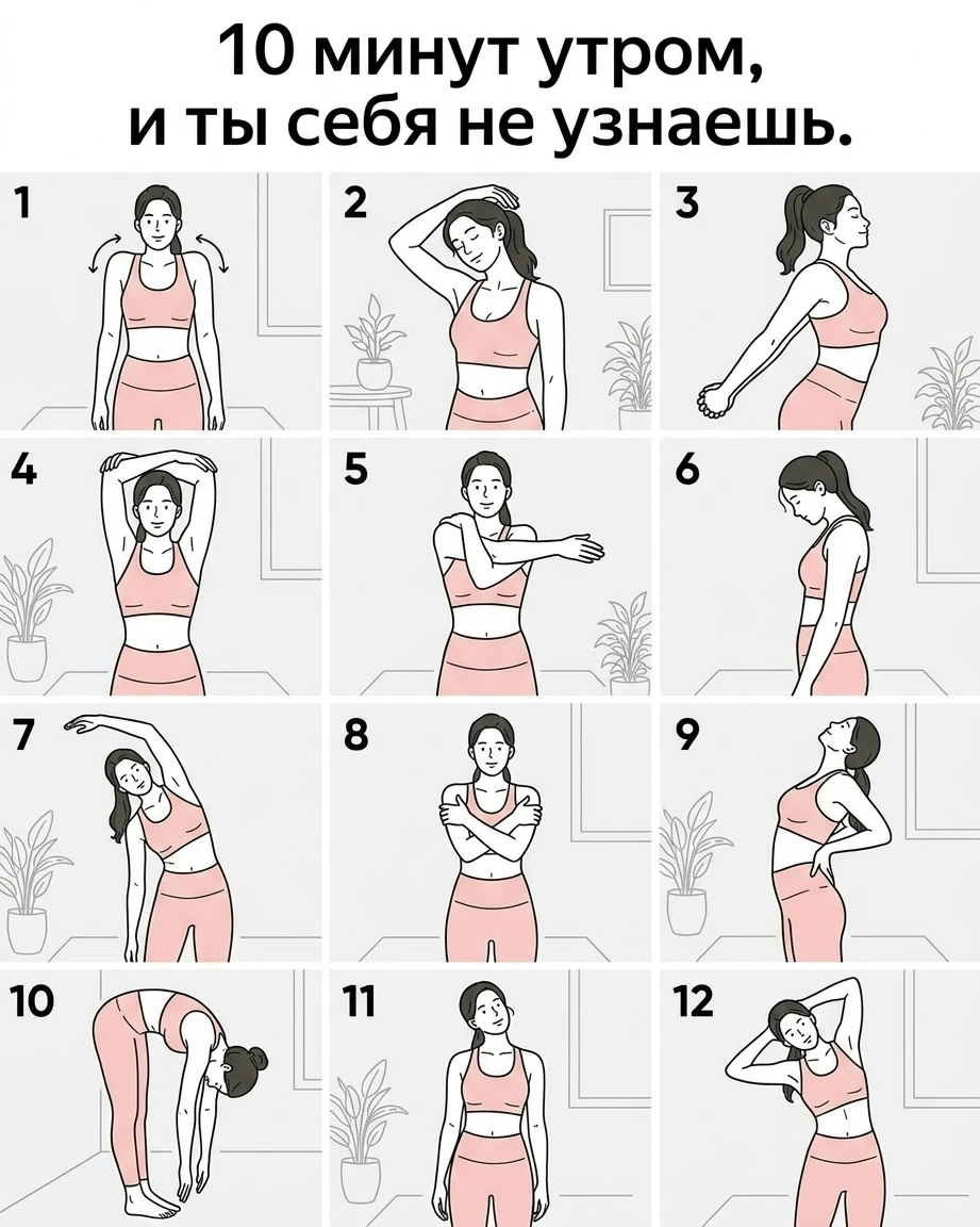 10 минут утром, и ты себя не узнаешь