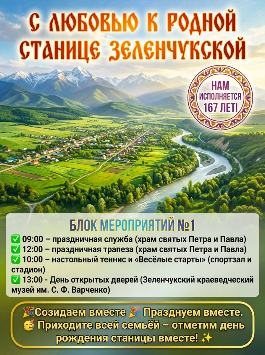 Дорогие земляки и уважаемые гости Зеленчукского района!