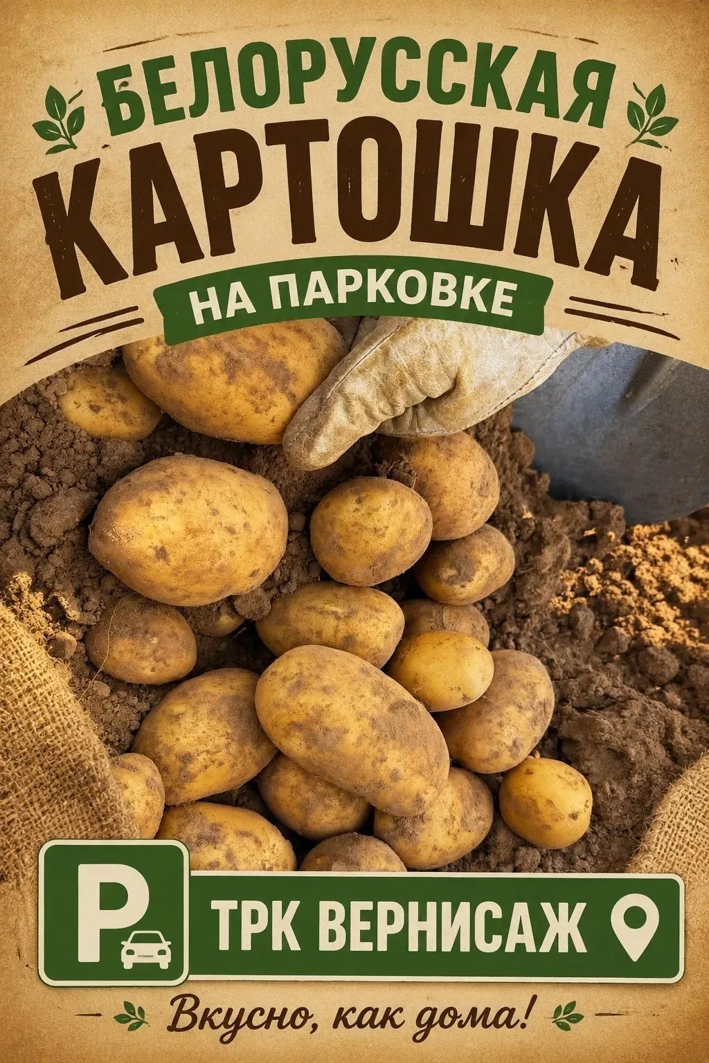 🥔 Продаётся белорусская картошка — отборная, свежая, идеально подходит для жарки, запе...