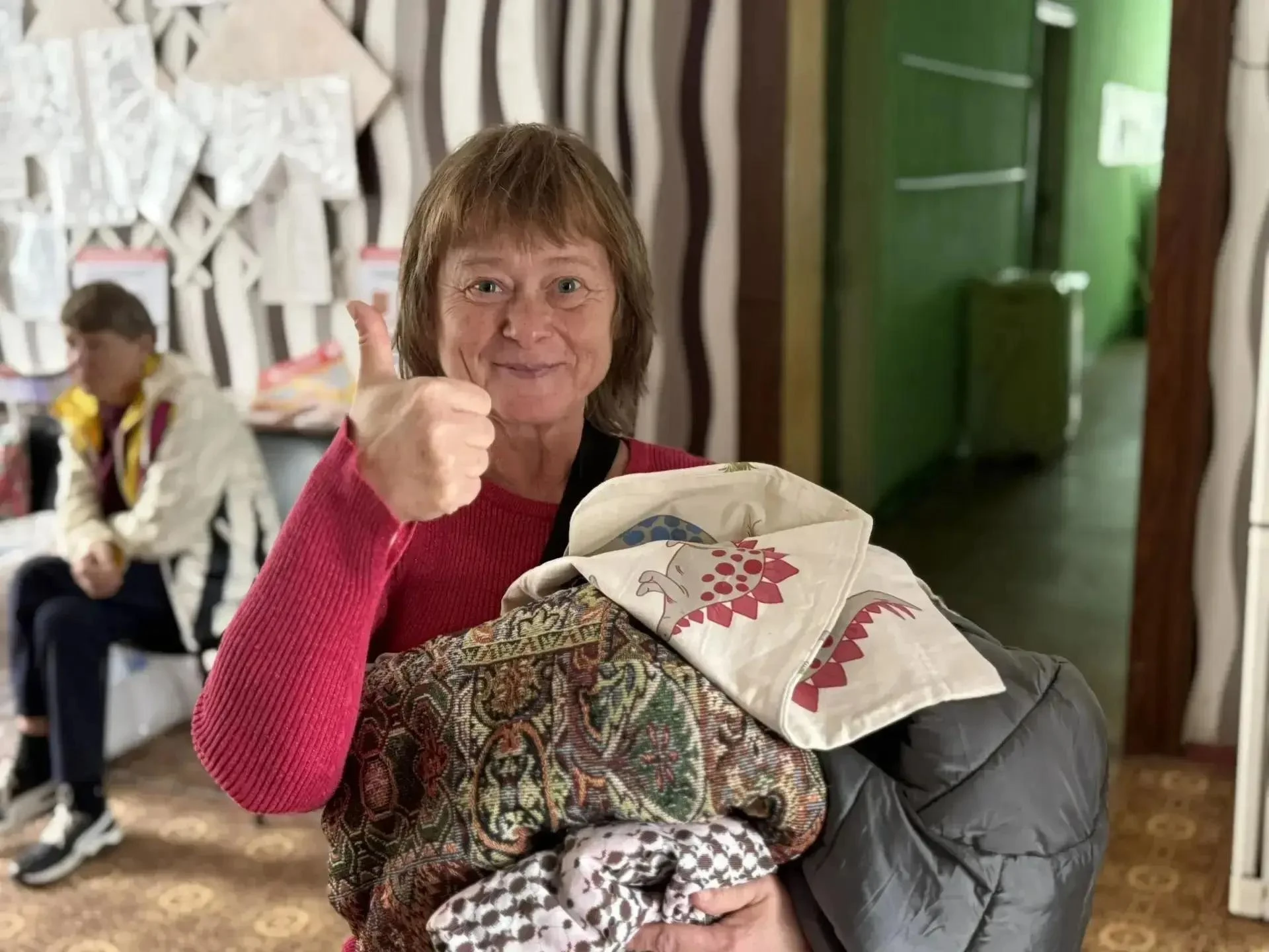 В пункт временного размещения в Ясиноватой доставили гуманитарный груз