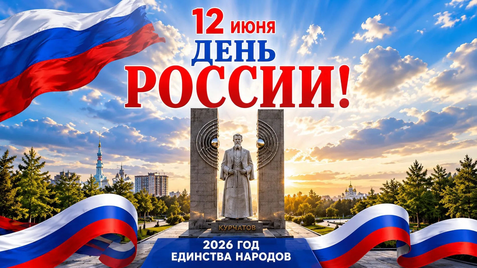 Дорогие друзья!
💫Сегодня мы отмечаем День России — праздник, который символизирует единство нашего 