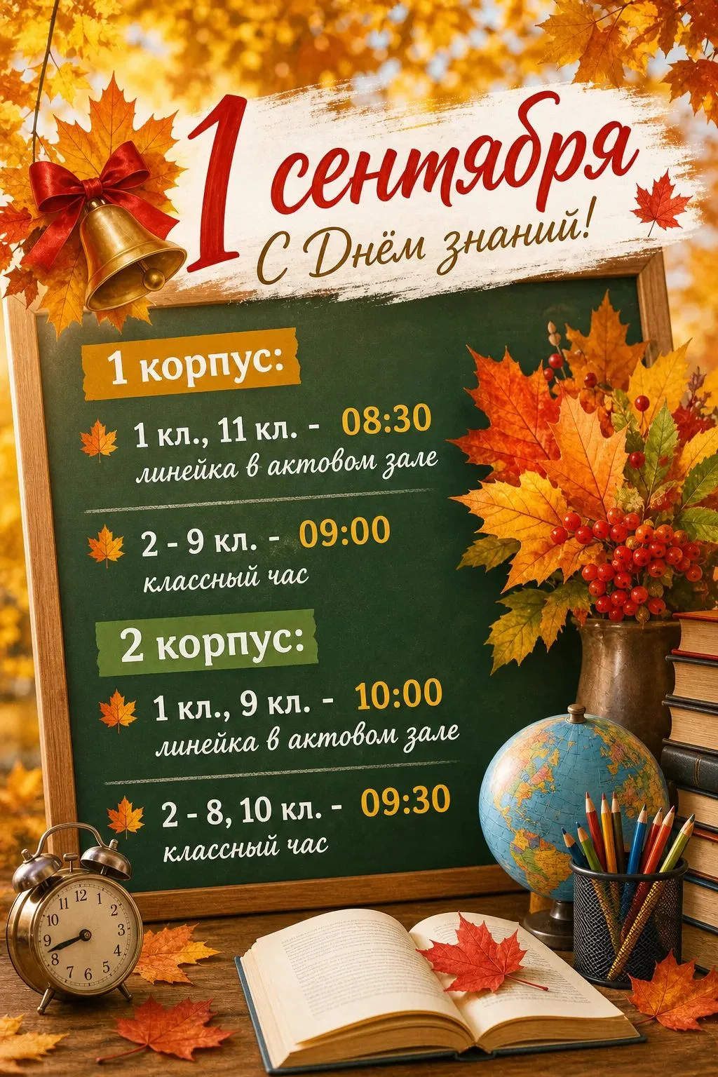 🎓 С Днём знаний! Приглашаем на торжественные линейки