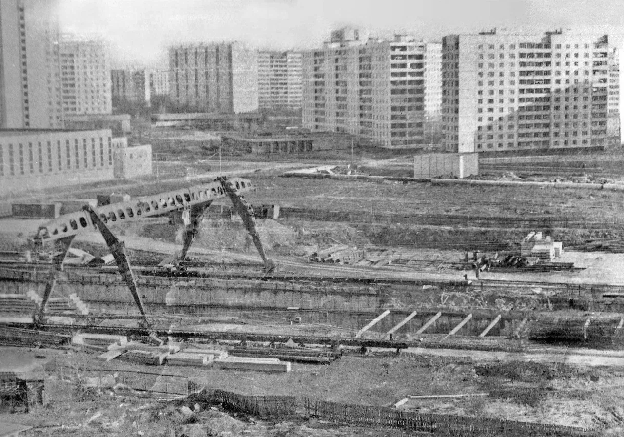 Строительство метро Бибирево, 1990 год.

#свао #бибирево #алтуфьево