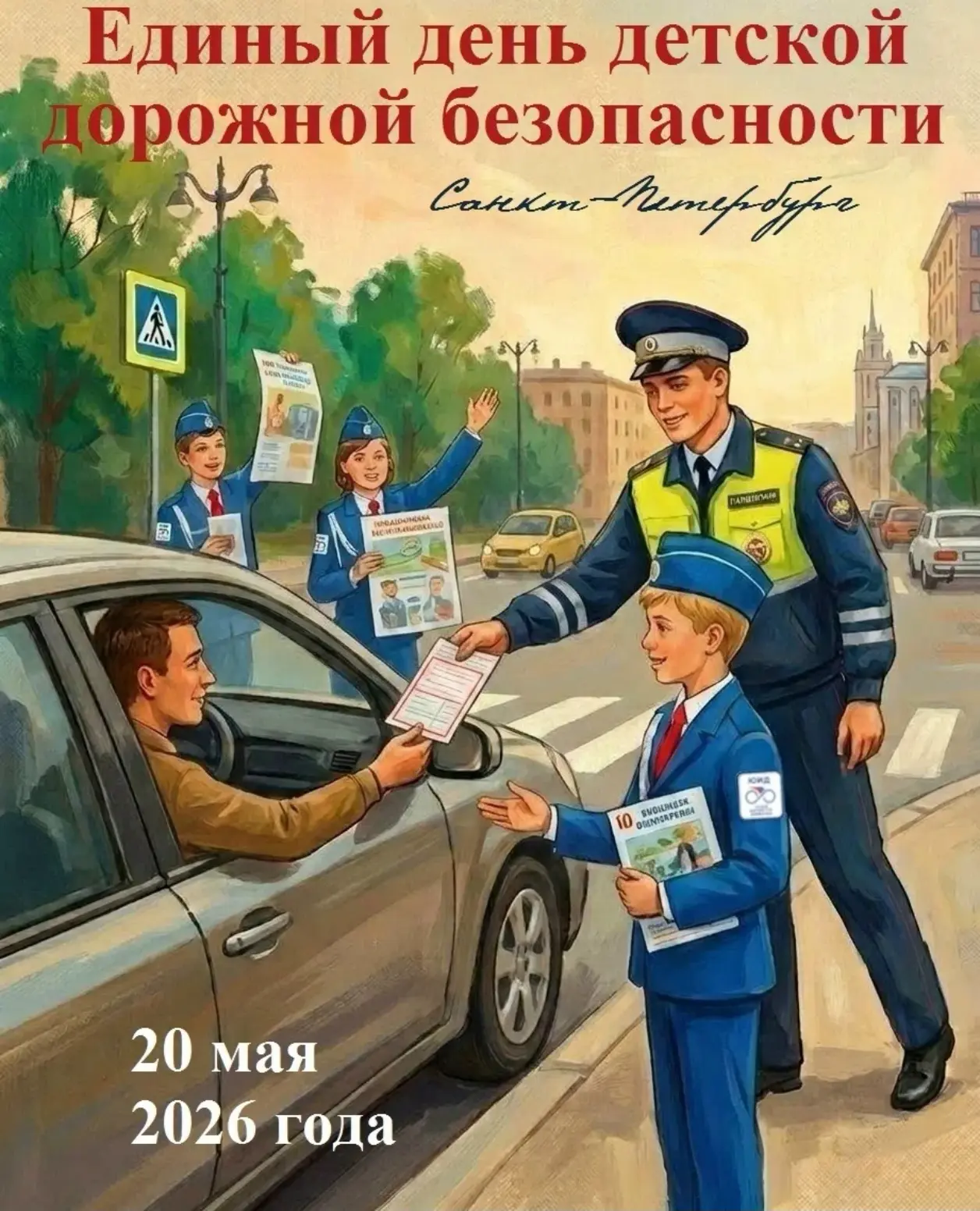 ЕДИНЫЙ ДЕНЬ ДЕТСКОЙ ДОРОЖНОЙ БЕЗОПАСНОСТИ 🚦