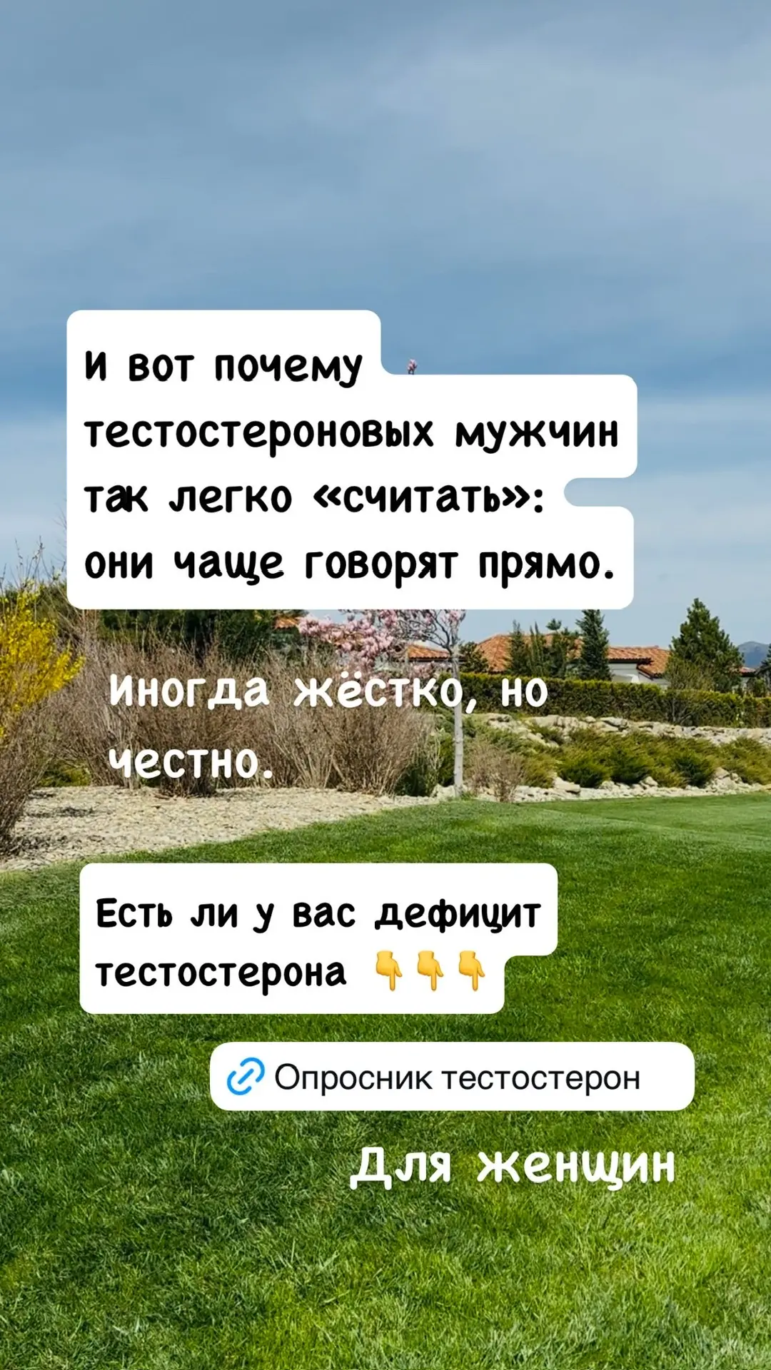 😎тестостероновые мужчины врут реже …  Тест + Методичка «Тестостерон» для женщин 👉👉https://taplink.cc