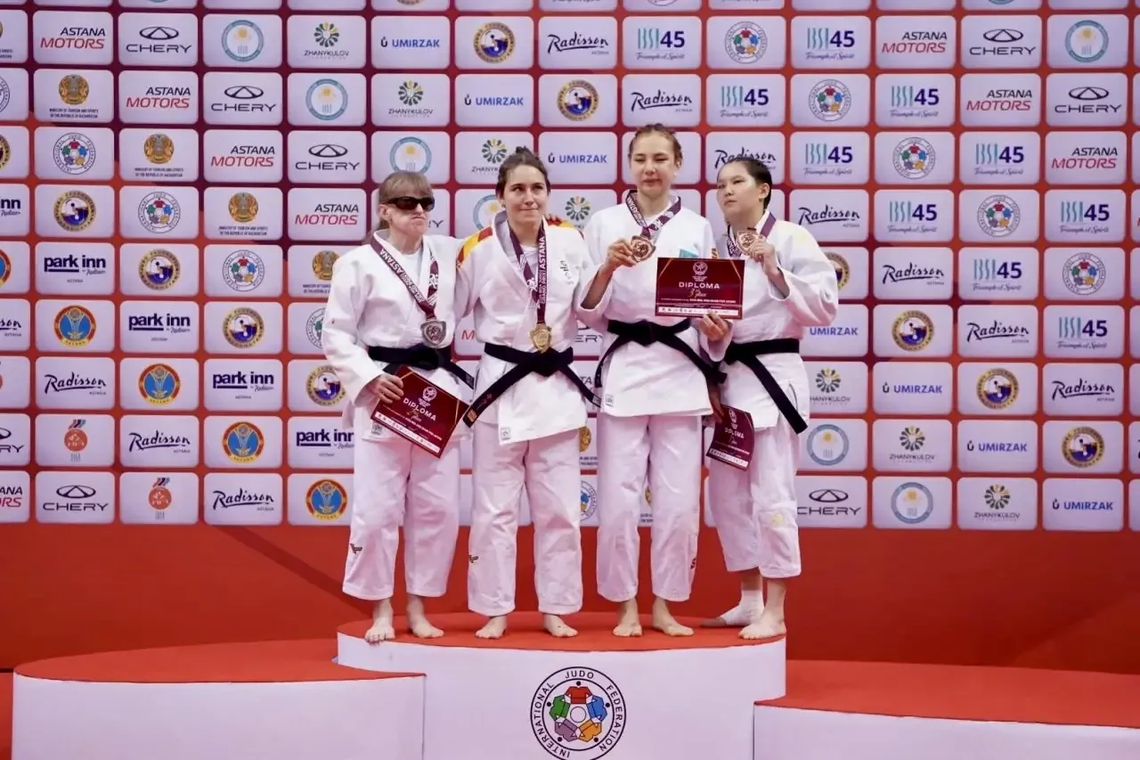 🥋На международных соревнованиях по спорту слепых (дзюдо), которые прошли в г. Астана (...
