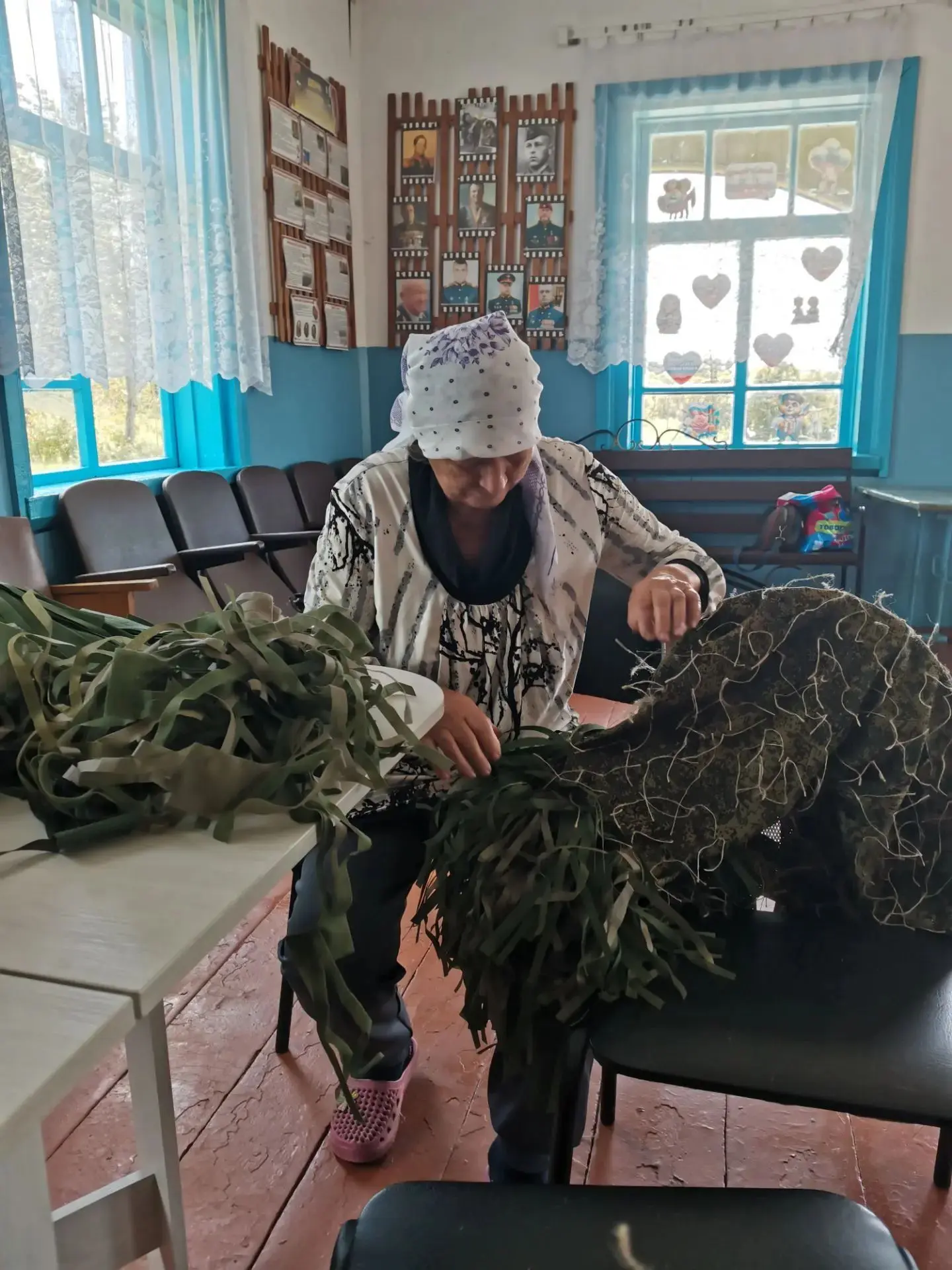 🔸7 сентября в сельском клубе села Гончаровка, жители изготавливали костюм Лешего, в по...