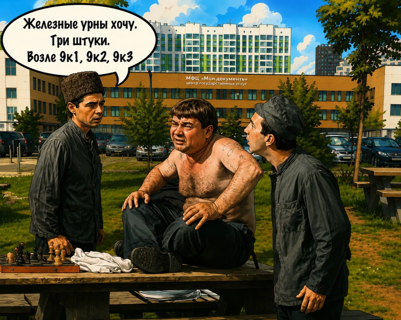 Жители готовятся к встрече с администрацией. Вопросы есть. 

Взяв пример с МБУ Благоустройства жител