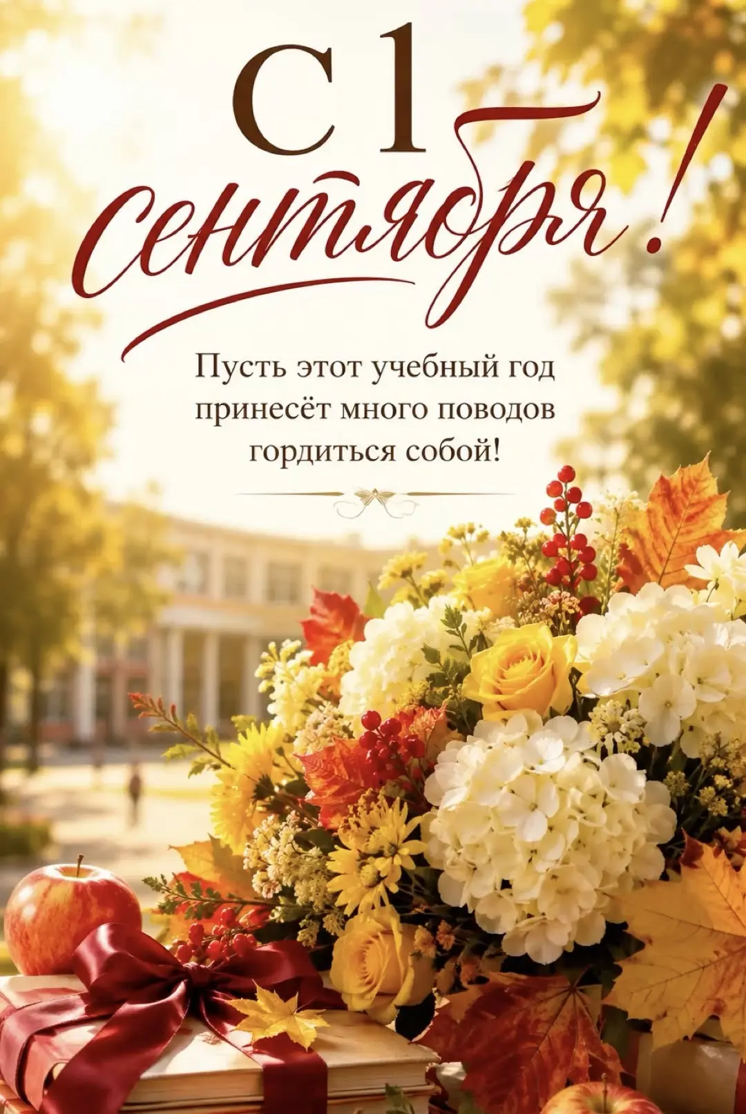 Поздравляю всех с Днем знаний! 🍁