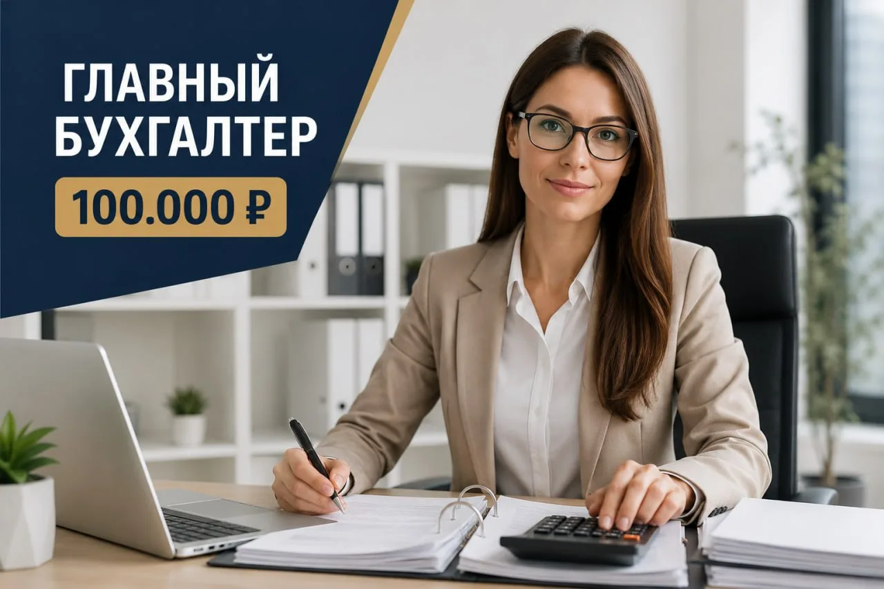 📢 ВАКАНСИЯ: ГЛАВНЫЙ БУХГАЛТЕР