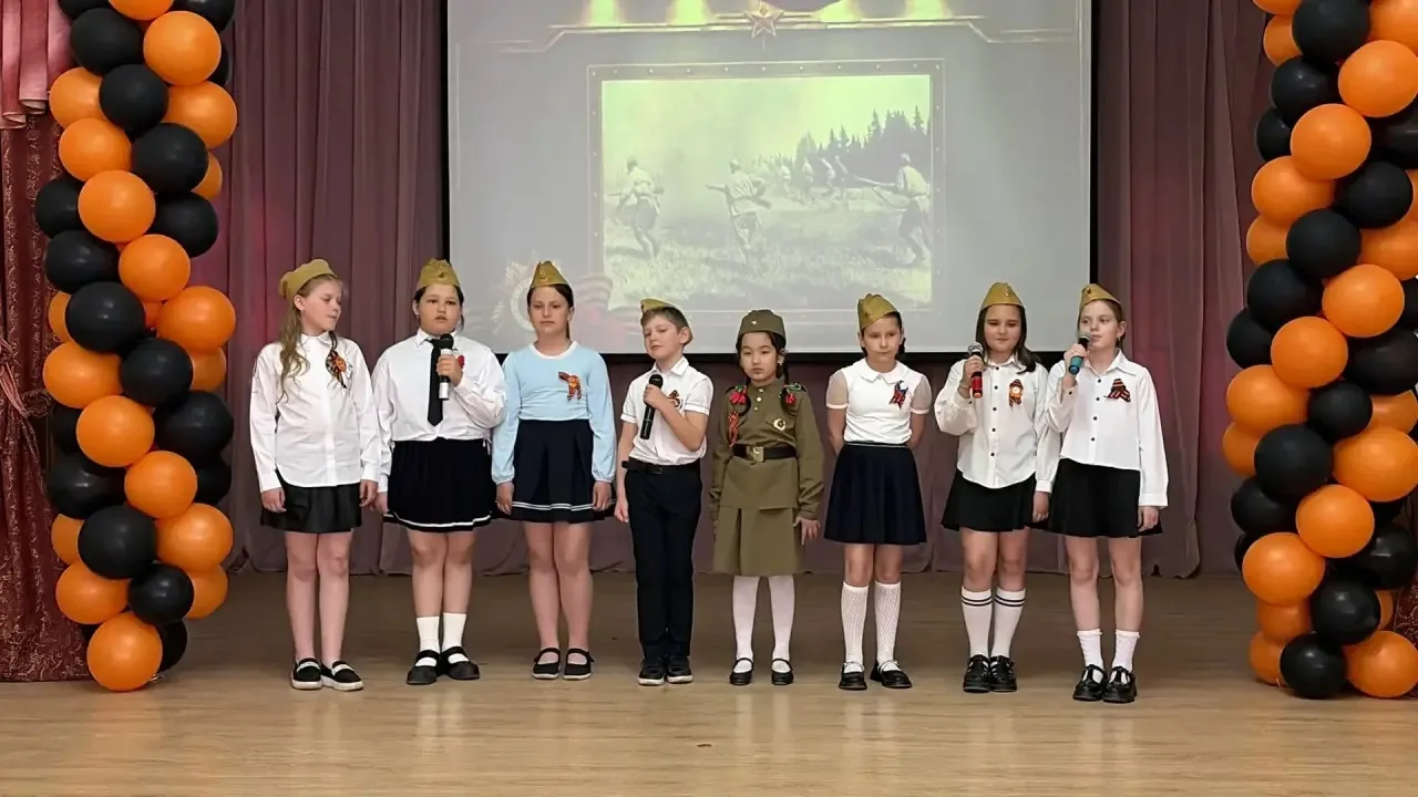 🎶 «Победа, которая нас объединила»  В нашей школе прошёл праздничный концерт, посвящённый 81-й годов