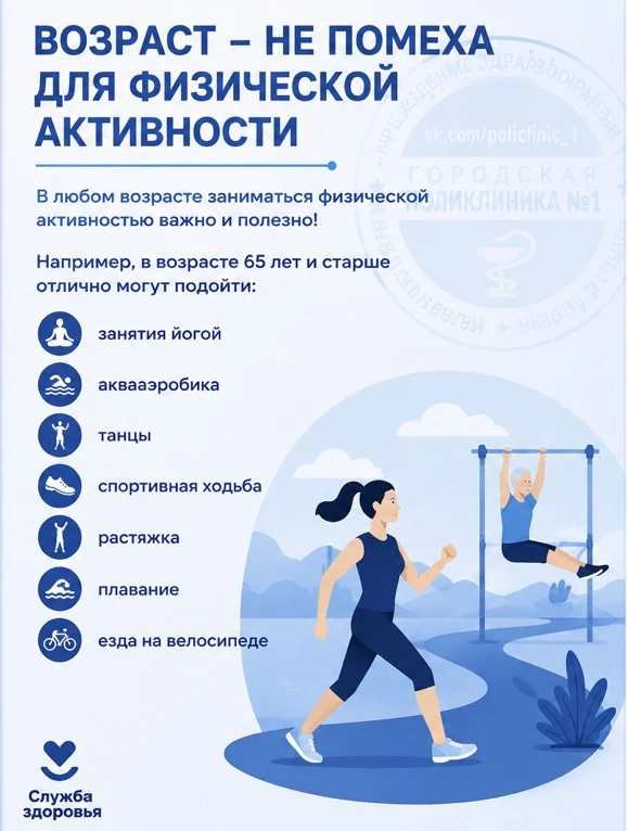 Возраст — всего лишь цифра! 🧘‍♀️🚴‍♂️