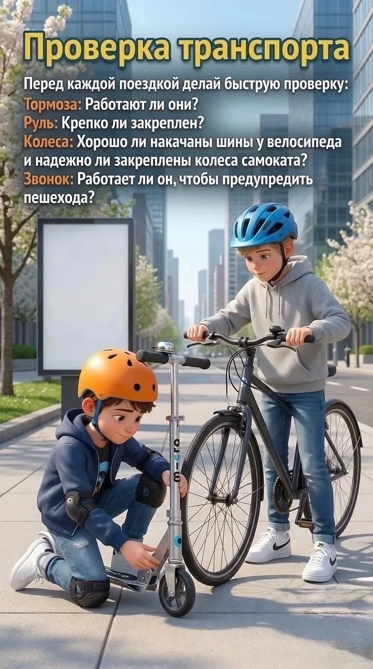 Главные правила для велосипедистов и СИМ: