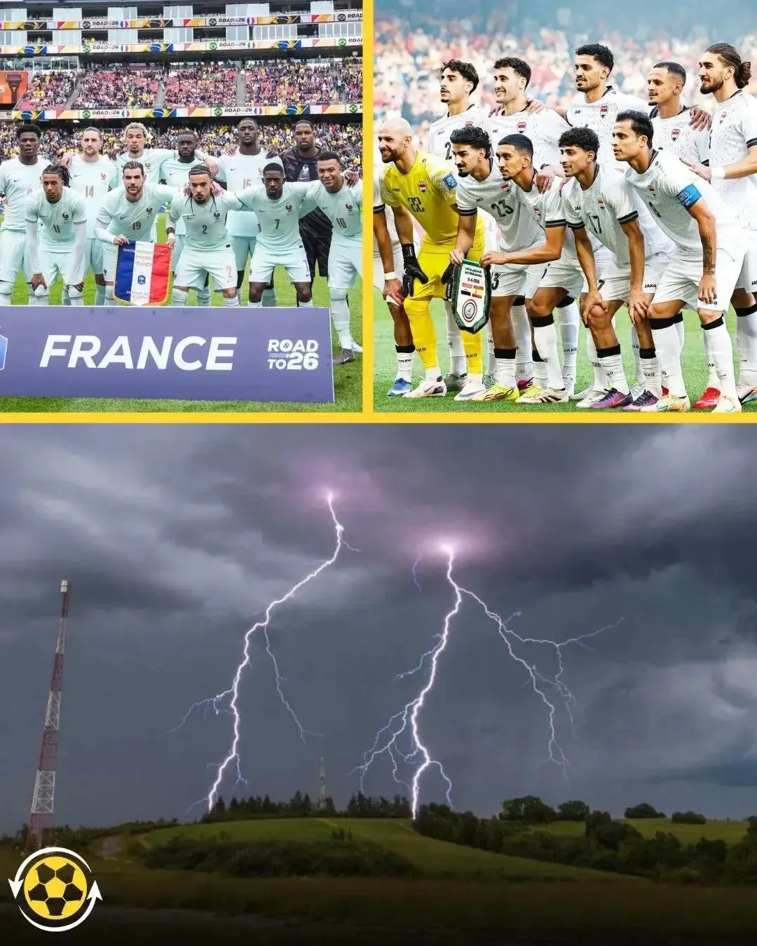⛈ RMC Sport | Матч Франции и Ирака под угрозой срыва из-за погоды в Филадельфии ❌

По прогнозам сино
