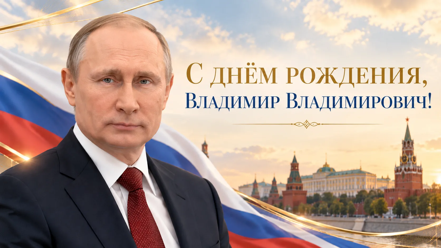 🇷🇺 С днём рождения, Владимир Владимирович!