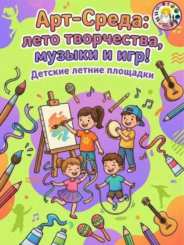 ✨ Лето в ритме творчества: приглашаем на проект «Арт-среда»! ✨ 
 
Друзья, этим летом по вторникам ск