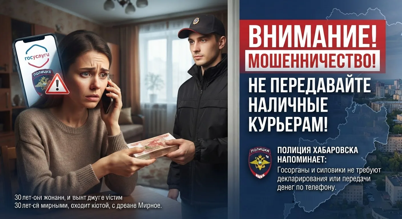 🚨 Хабаровчанка отдала мошенникам почти 2,8 млн рублей после звонков о «декларировании»...