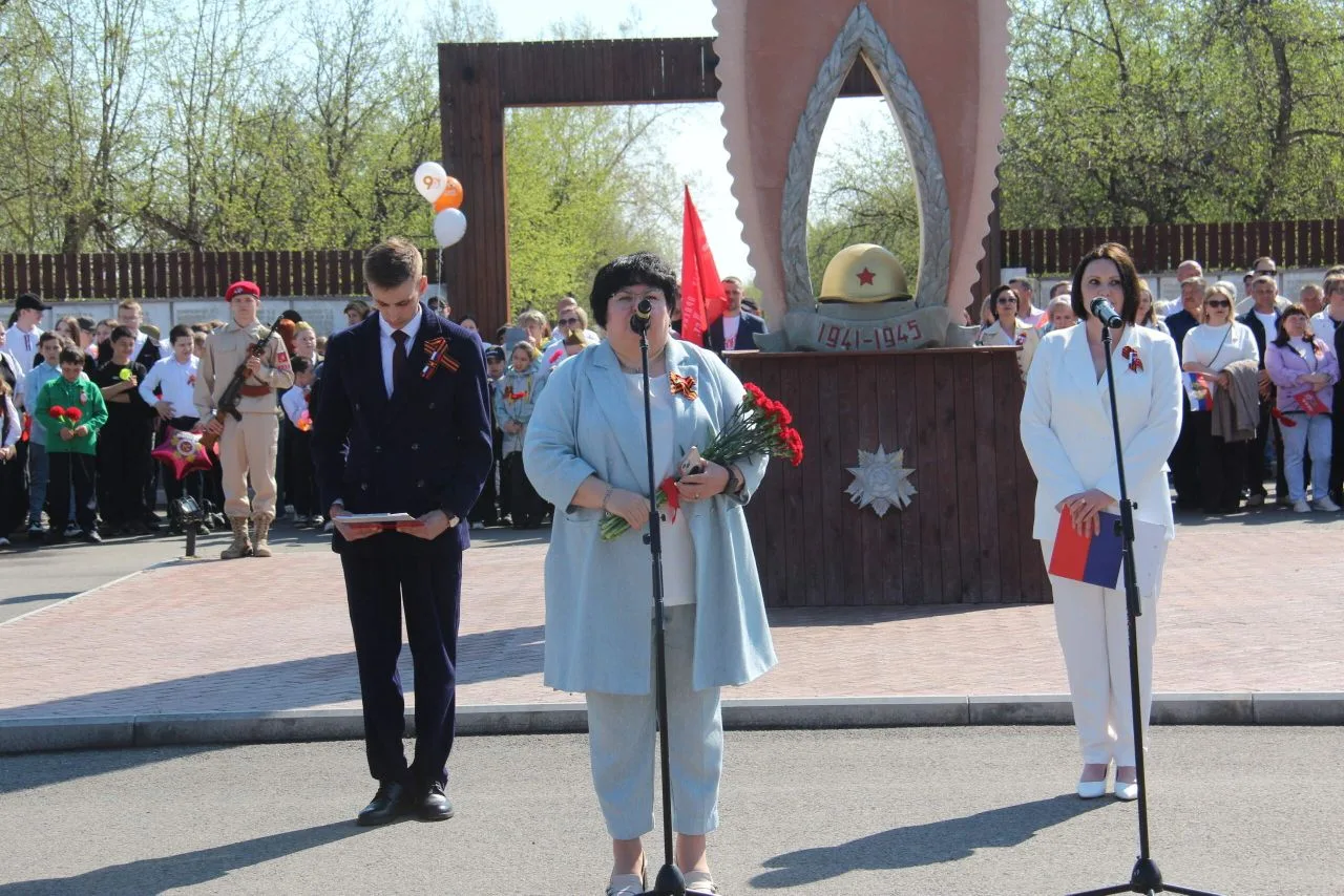 🇷🇺 9 мая в селе Краснотуранск состоялся митинг, посвященный 81-й годовщине Победы в Великой Отечеств